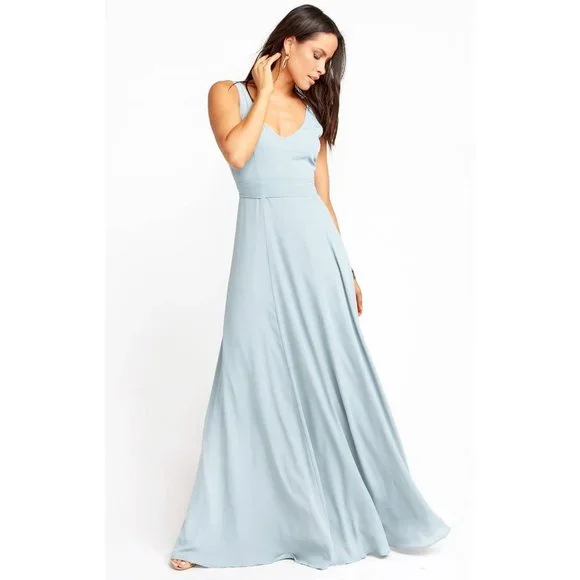 flowy fairy dress Miss Circle Women Fabiola Lace Trim Silver Net Top Mini Flare Chiffon Dress main image 1
